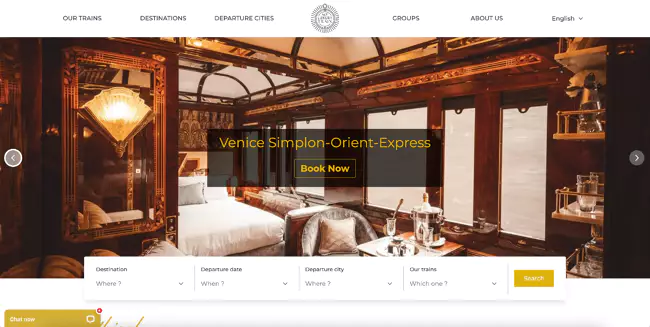 MyLuxuryTrain - site de trains de luxe